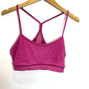 Lululemon Flow Y Sports Bra IV Racerback Pink Boom Juice 12